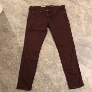 Women’s maroon size 30 pants